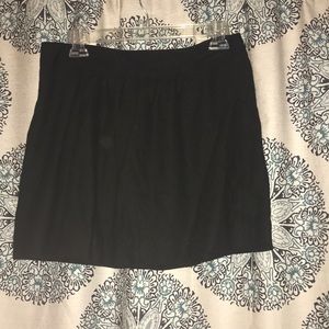 Black Wool J. Crew Skirt with Pockets